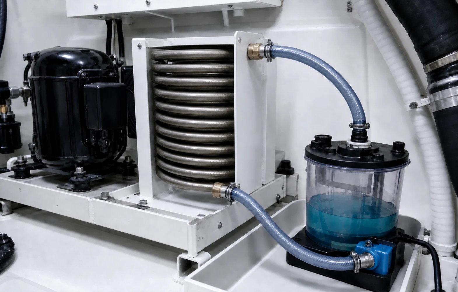 Descaling services marine HVAC equipment example